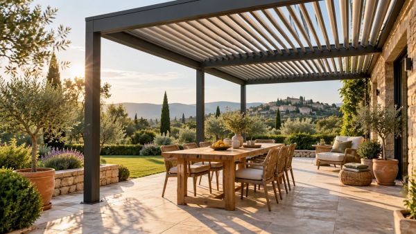 5 avantages d'une pergola bioclimatique pour votre extérieur