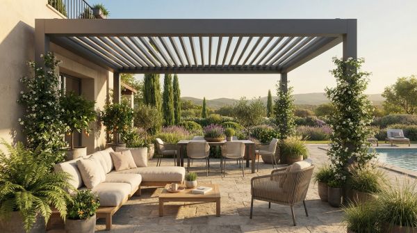 Profitez de l'ombre et du confort avec une pergola bioclimatique
